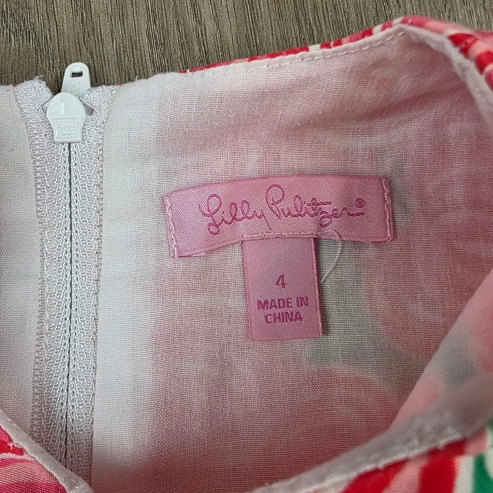 Lilly Pulitzer Punkin Chuckin Dress Size 4